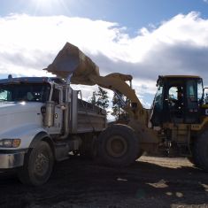 Gravel Truck & Loader